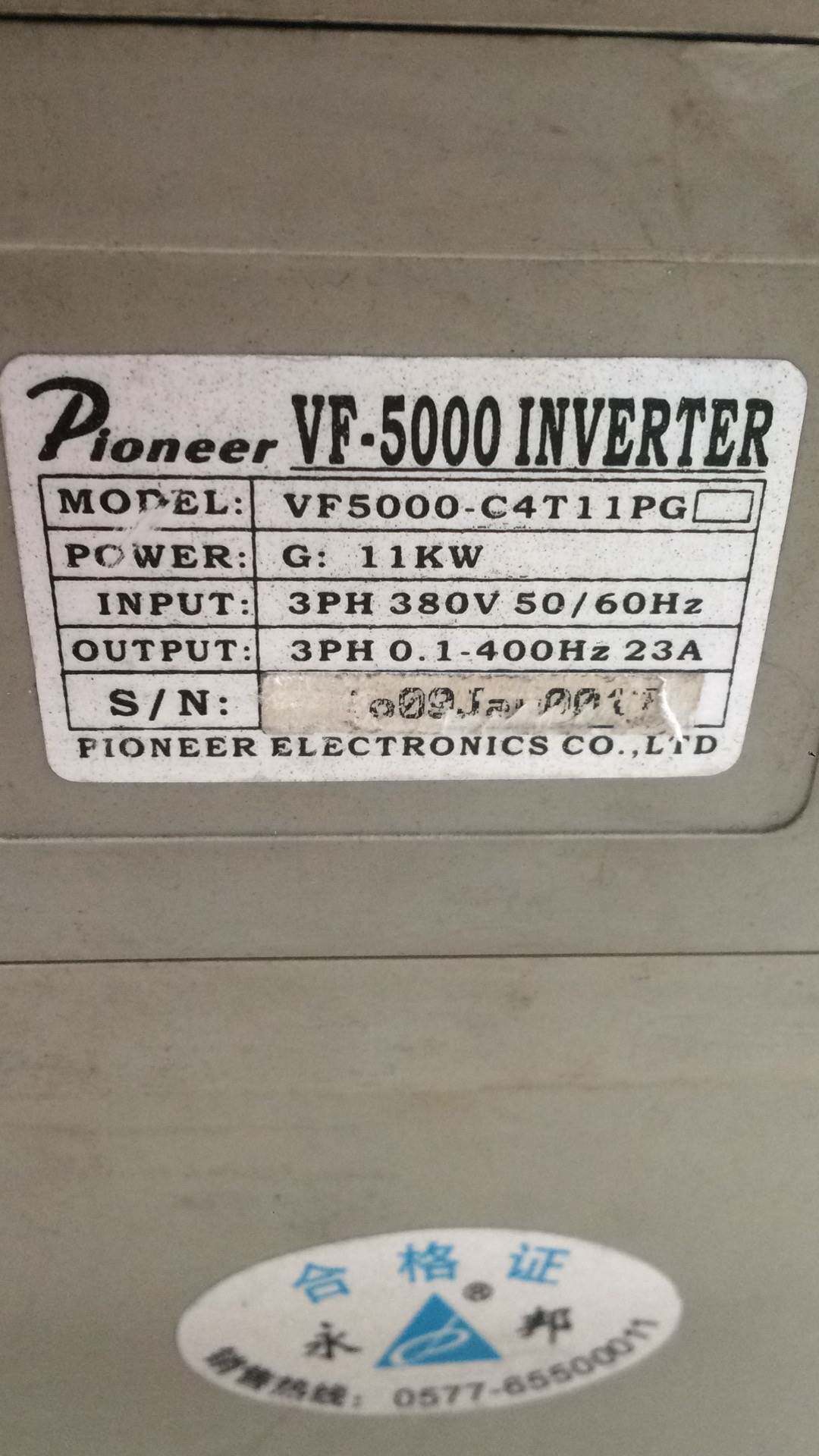 派尼尔vf500 11kw vf5000-c4t11pg 无面板询价