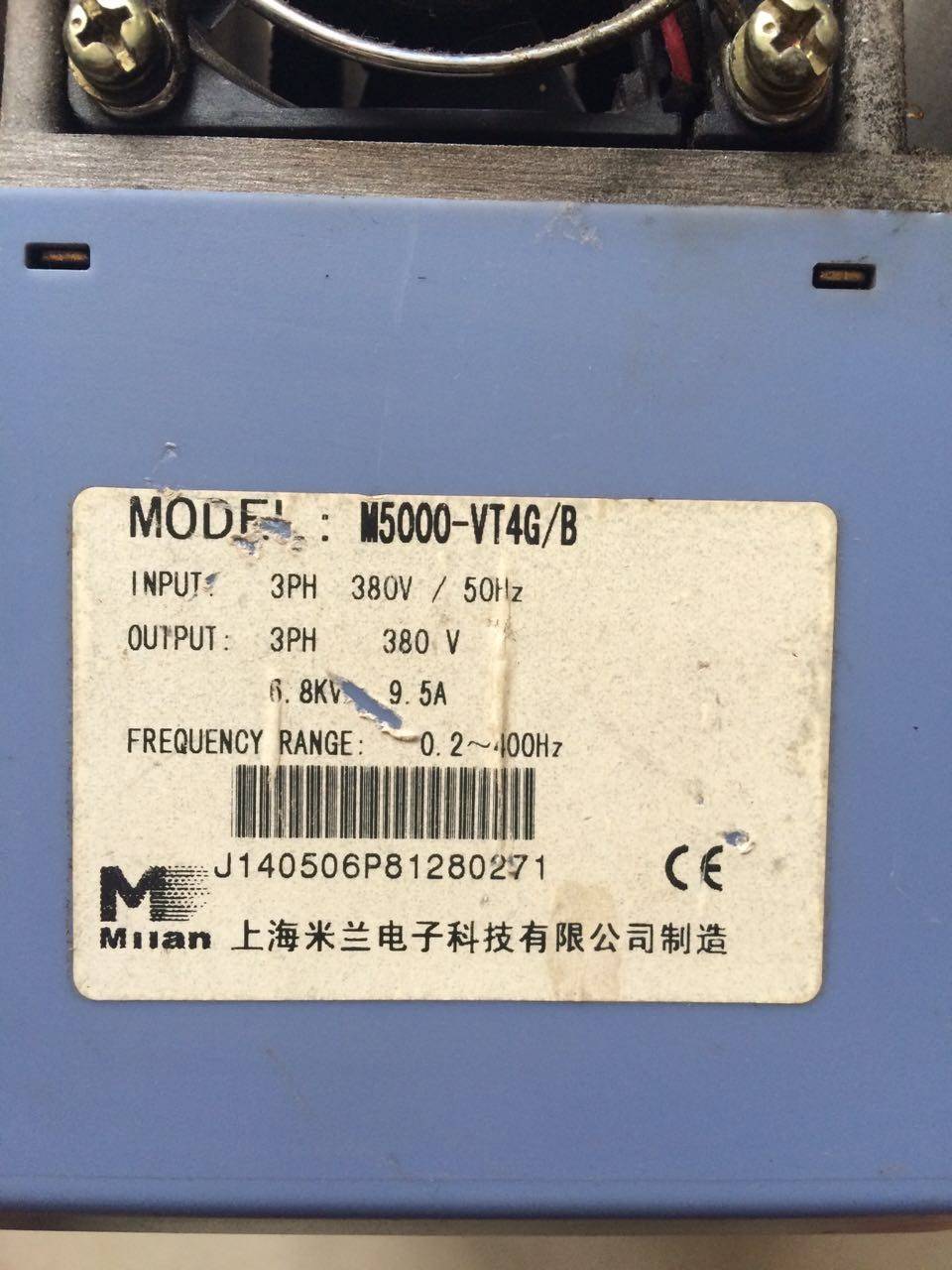 米兰M5000 4KW 380V M5000-VT4G/B 没面板询价 机械设备 其他机械设备 原图主图