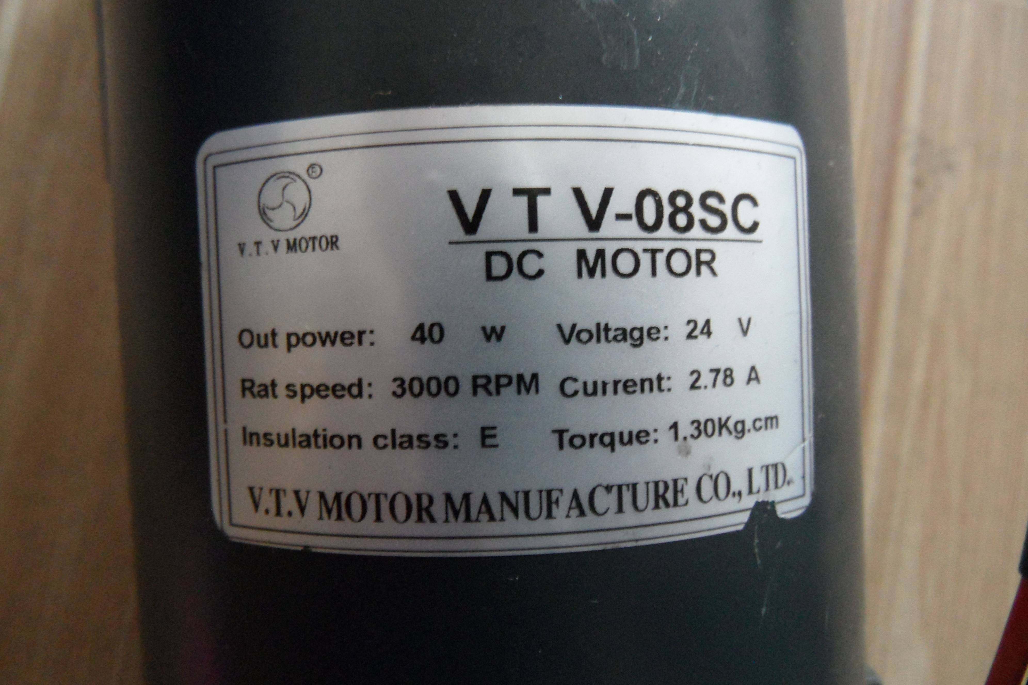 t.v motor直流减速电机vtv-08sc/80jb7.5g10 40w 24vdc