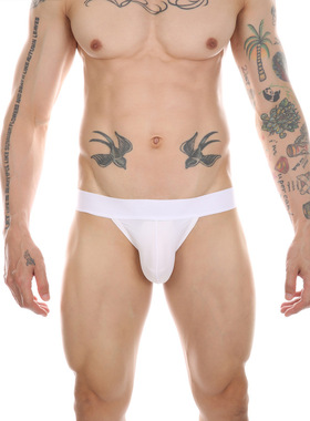 CLEVER-MENMODE男士高叉三角裤超薄性感网眼内衣U凸透气内裤欧码