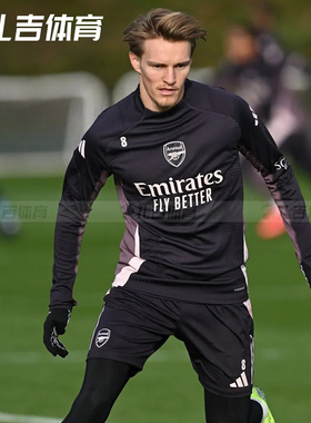 扎吉体育阿迪达斯阿森纳24-25球员版半拉链足球训练服长袖JF2929