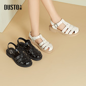 女鞋 猪笼鞋 2025夏季 大东罗马凉鞋 新款 夏季 包头编织凉拖鞋 女X0118