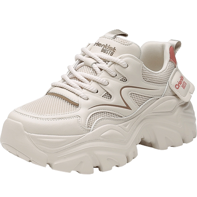 老爹鞋休闲运动平底厚底高跟