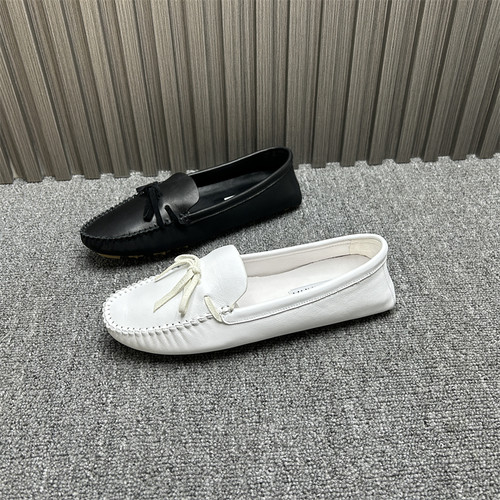 撤柜春夏新款全羊皮豆豆鞋