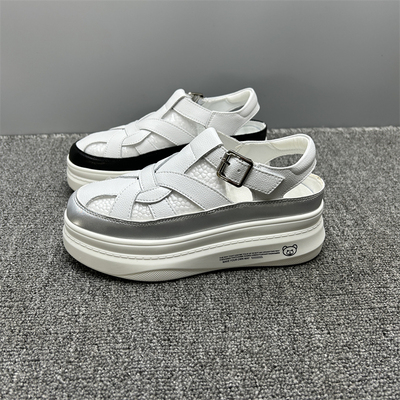 真皮轻便镂空休闲时尚简约小白鞋