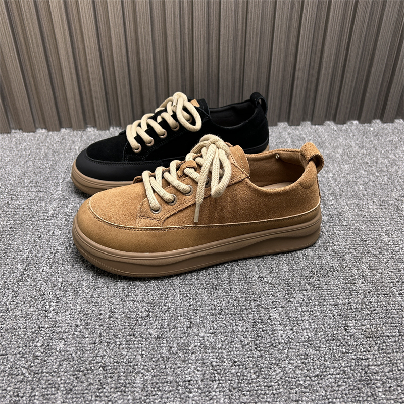 真皮复古勃肯高级感运动休闲女鞋