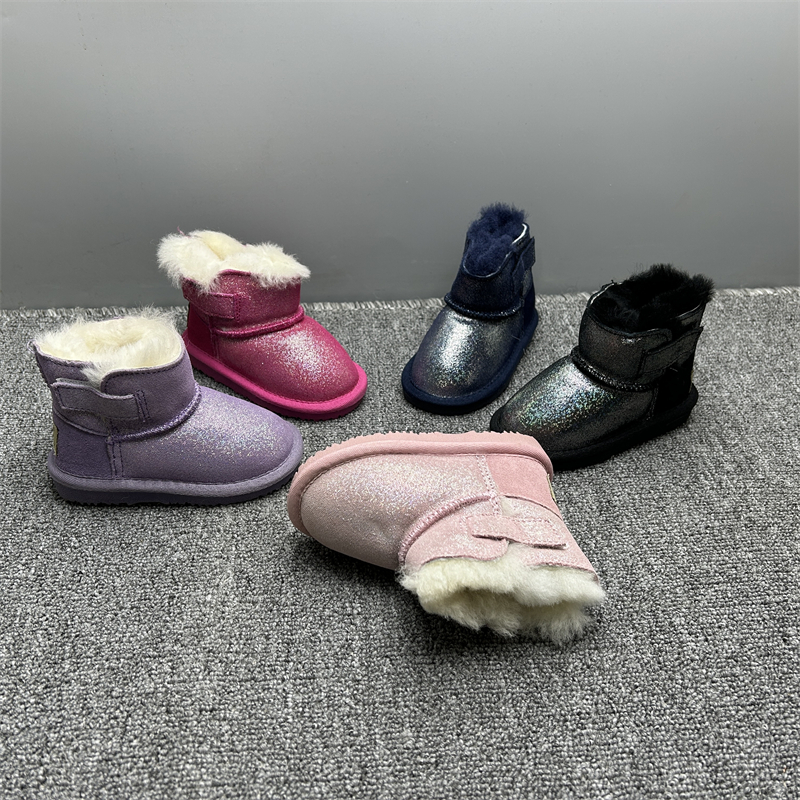 真皮羊毛加厚男女同款雪地靴