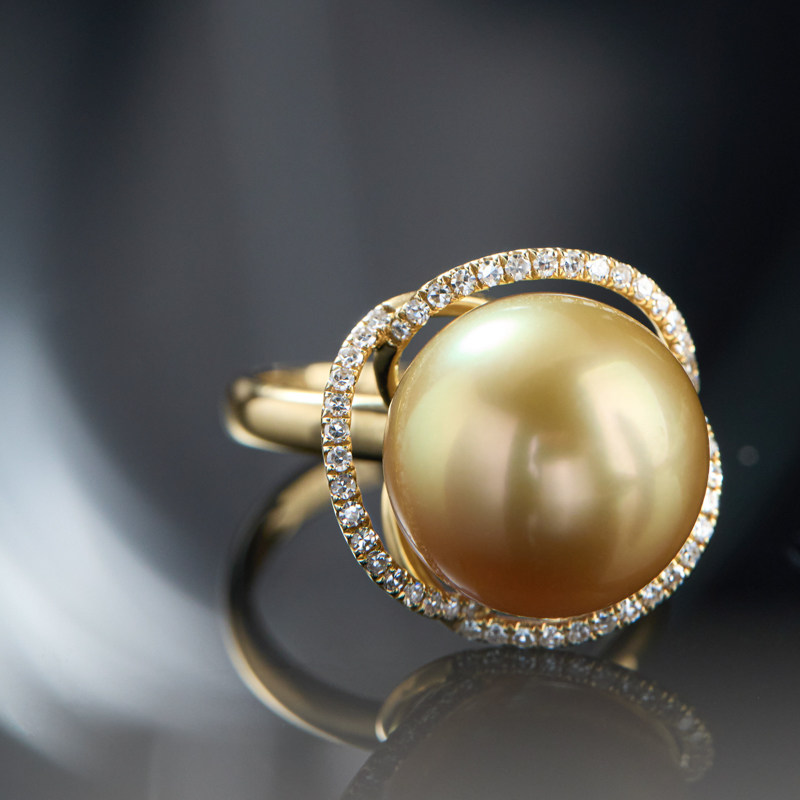 现货【质感通勤35】南洋金正金色戒指13-14mm 优雅简约 海水珍珠,珠宝/钻石/翡翠,手饰,淘宝优惠券,粉丝福利购,淘宝优惠卷