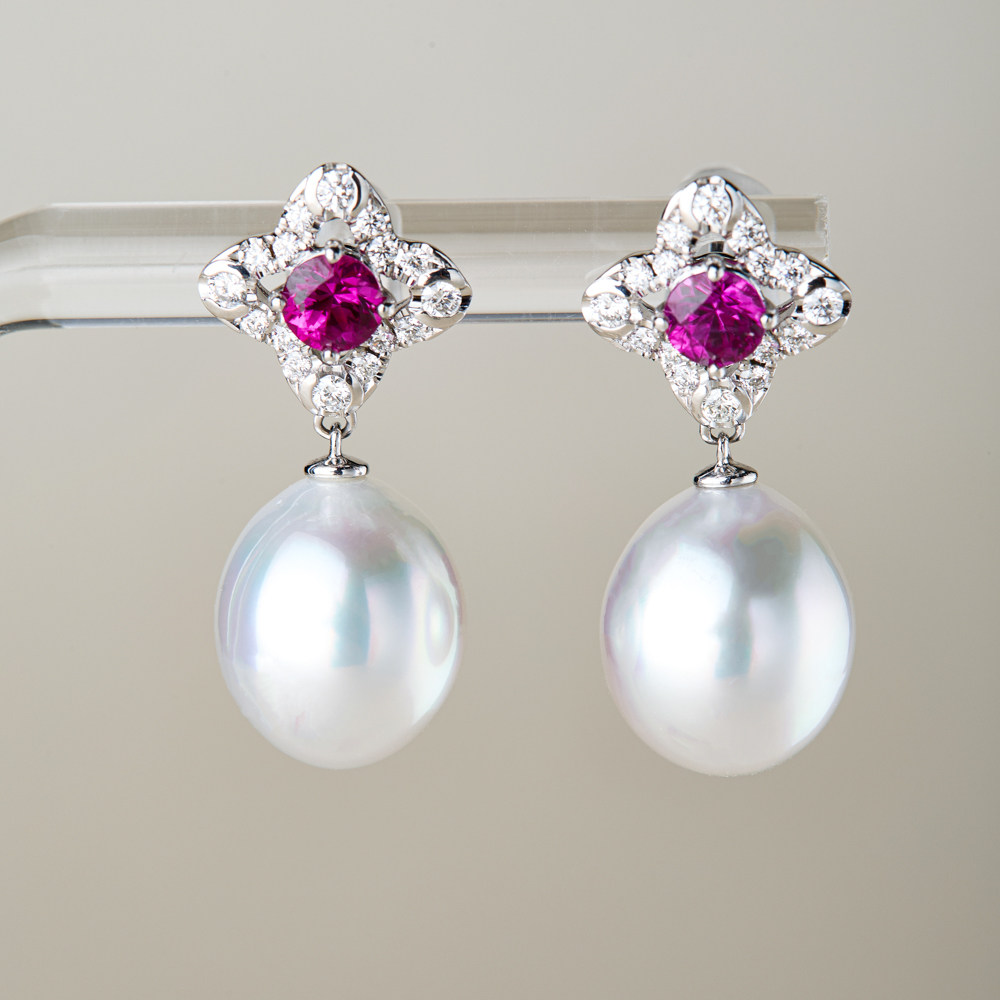 8.19【质感通勤47】南洋白耳坠10-11mm魅力女人铂金PT950海水珍珠,珠宝/钻石/翡翠,耳饰,淘宝优惠券,粉丝福利购,淘宝优惠卷