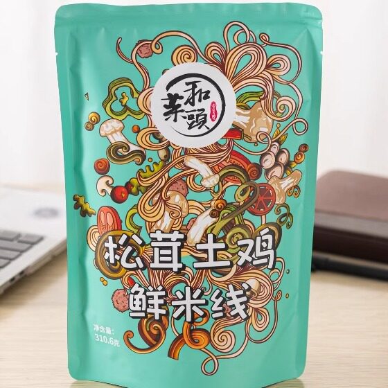 和菜头松茸土鸡鲜米线 三袋装