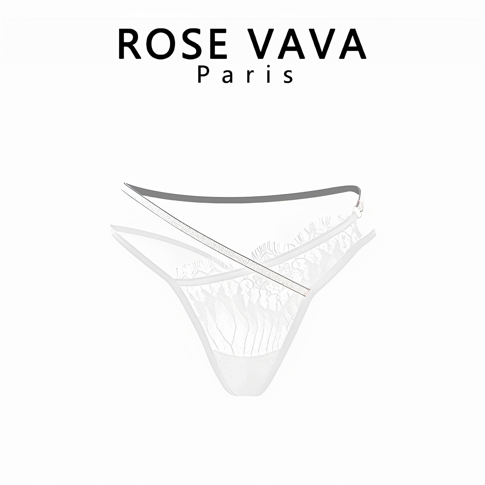 ROSE VAVA 性感闪亮交叉细带诱惑内裤女不对称辣妹三角裤