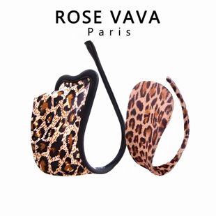 ROSE 女禁欲系内衣情侣约会纯欲一片式 丁字裤 性感 VAVA豹纹c字裤