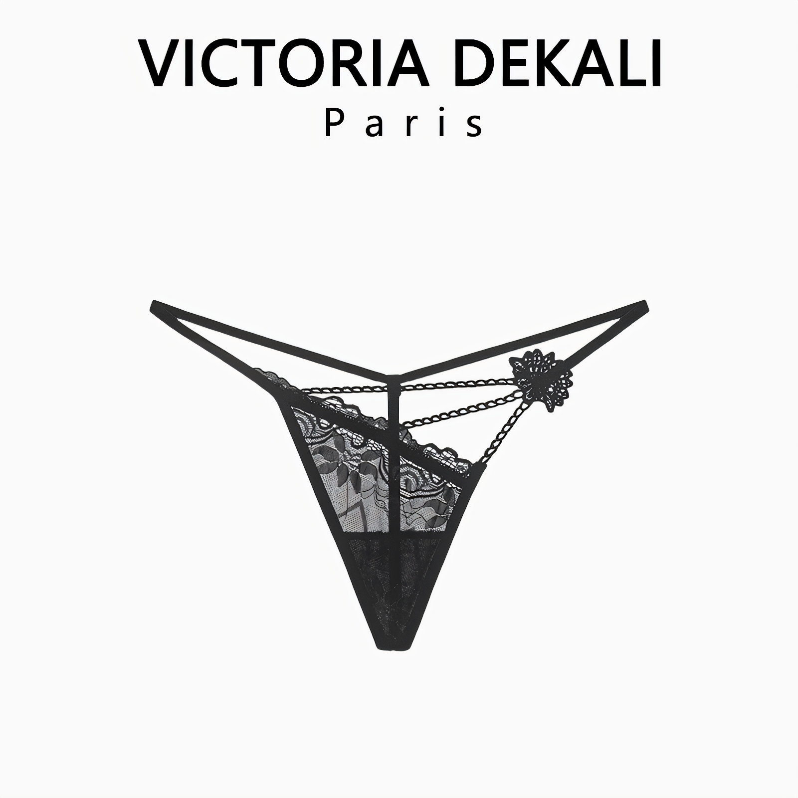 VICTORIADEKALI性感透明内裤