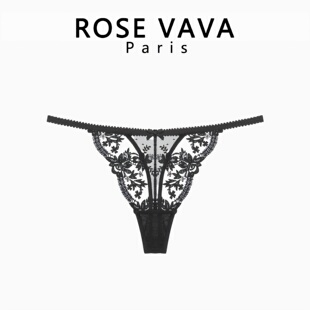 ROSE 性感小迷你女士三角裤 半包网纱少女诱惑低腰内裤 VAVA