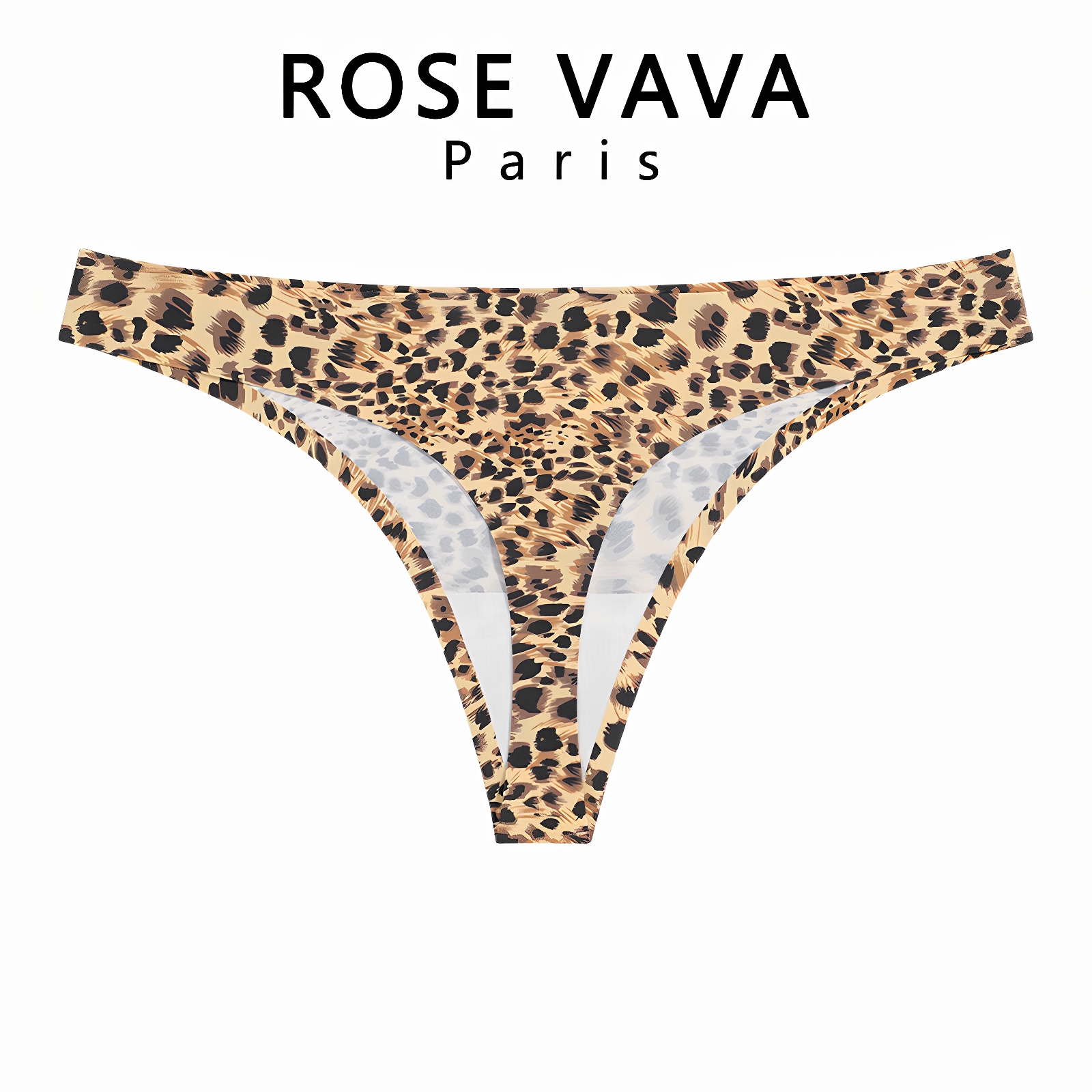 ROSEVAVA性感豹纹女丁字裤