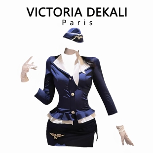 ROSE VAVA欧美教官性感制服夜场OL秘书套装空姐装女气质