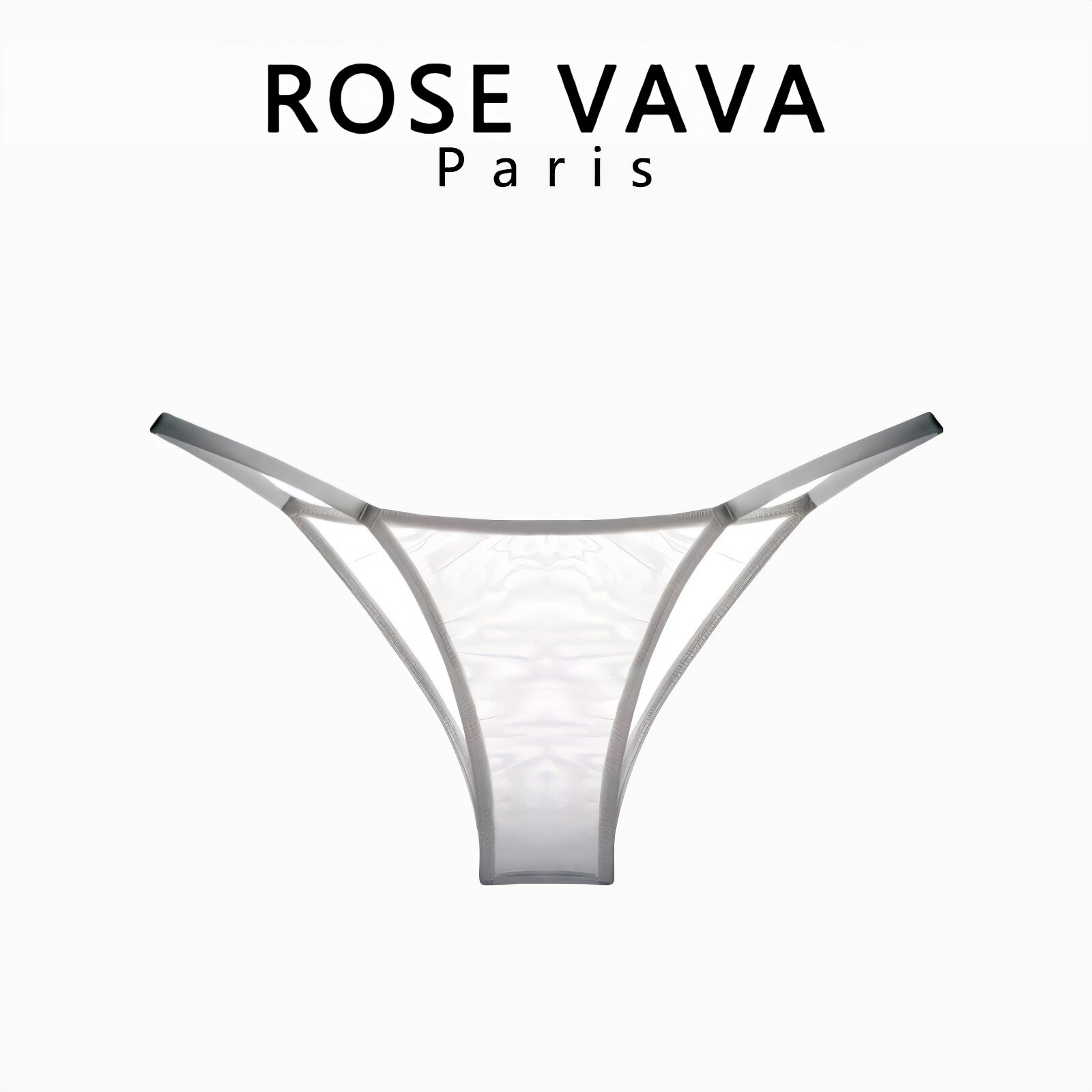 ROSE VAVA 性感小迷你纯欲女士三角裤半包网纱少女诱惑内裤