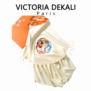 ROSE VAVA苏绣古风肚兜内衣女凤凰qqny护肚子睡衣女性感