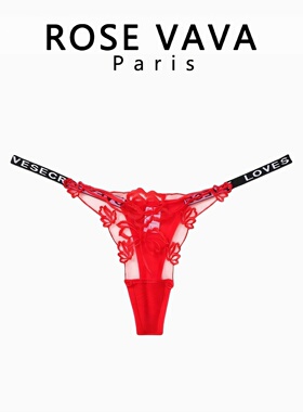 ROSE VAVA 欧美性感低腰镂空蕾丝女三角裤透气无痕纯欲内裤