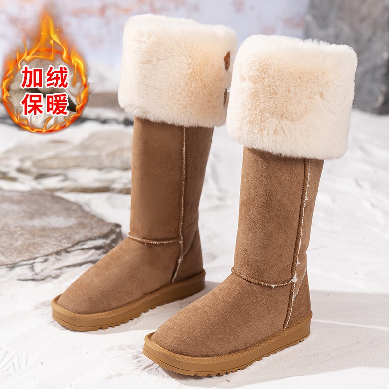 高筒靴冬季雪地棉保暖靴子