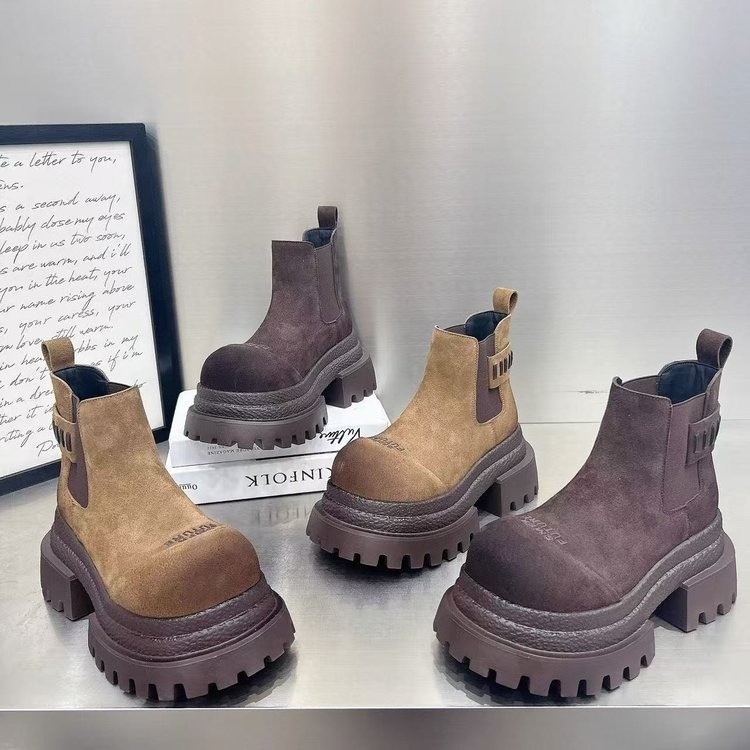 欧货大头马丁靴2025新款