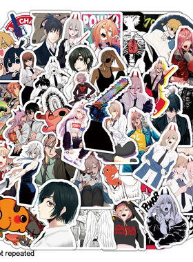 200张波奇塔电锯人贴纸chainsaw man周边动漫防水装饰不干胶贴纸