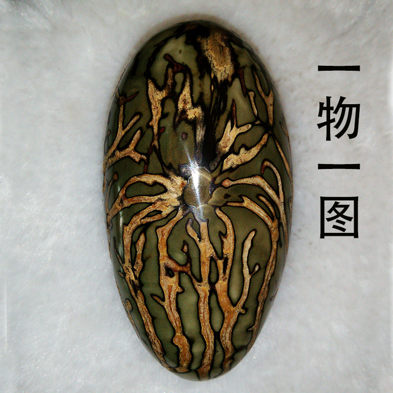 千眼菩提子手把件绿白大果胖果磨好成品 文玩把玩件手磨精品饰品 - 封面