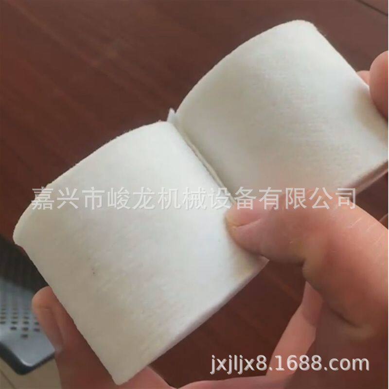 医疗纱布绷带全自动复卷机自粘骨科纱布无人打卷机械厂家