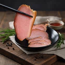 陕西安康镇坪腊肉正宗安康特产农家土猪肉柏树枝柴火烟熏腊肉