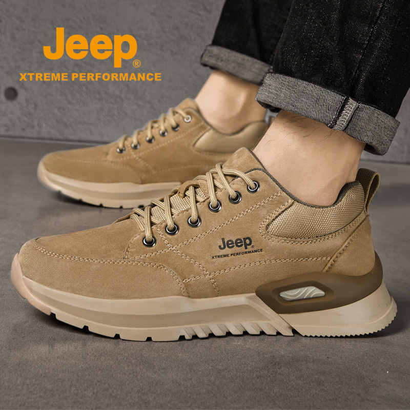 jeep秋冬登山运动鞋男爸爸休闲鞋