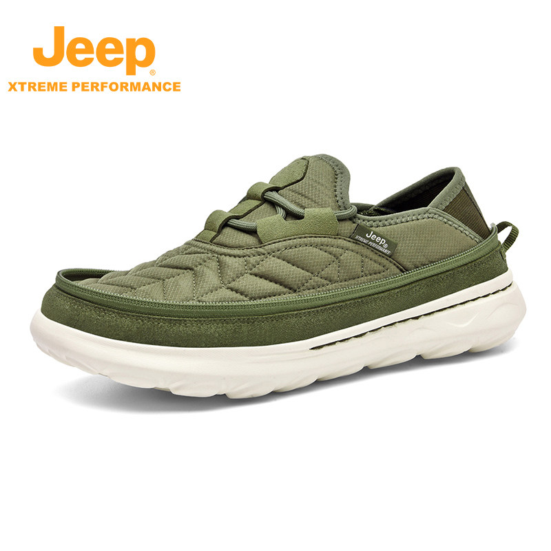 jeep男鞋冬季新款防滑轻便休闲爸爸鞋户外休闲徒步登山鞋运动鞋子