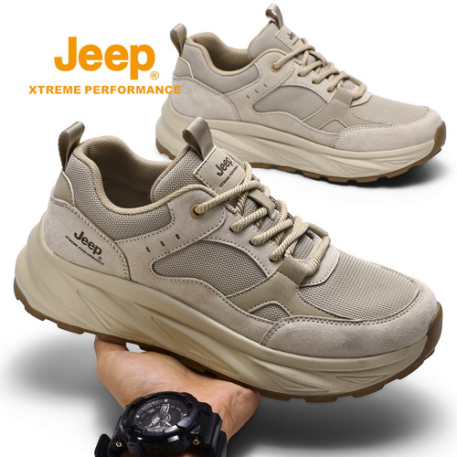 Jeep老爹鞋男秋冬户外休闲运动鞋