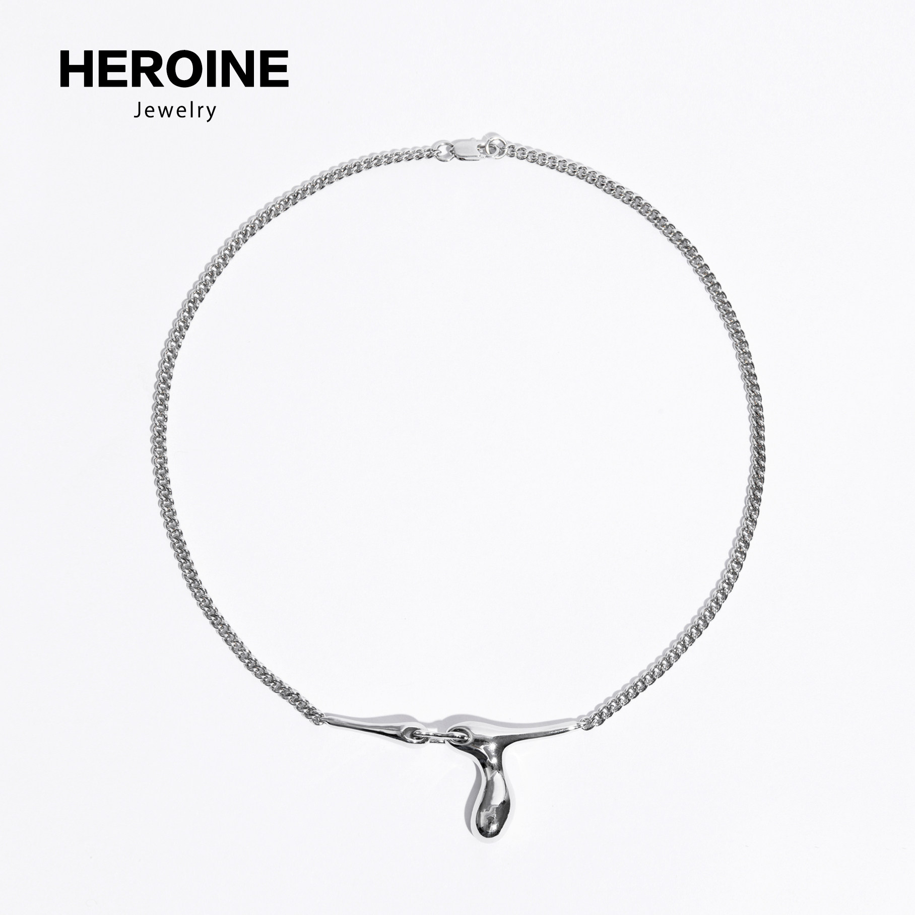 HEROINE Silver Luster Necklace design gloss Necklace Independent designer brandin the Accessories/Fashion Jewelry, Necklace  category - from Buy2taobao.com to provide professional Taobao agent buy service