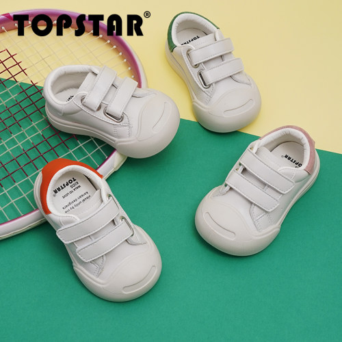 TOPSTAR儿童小白鞋休闲板鞋