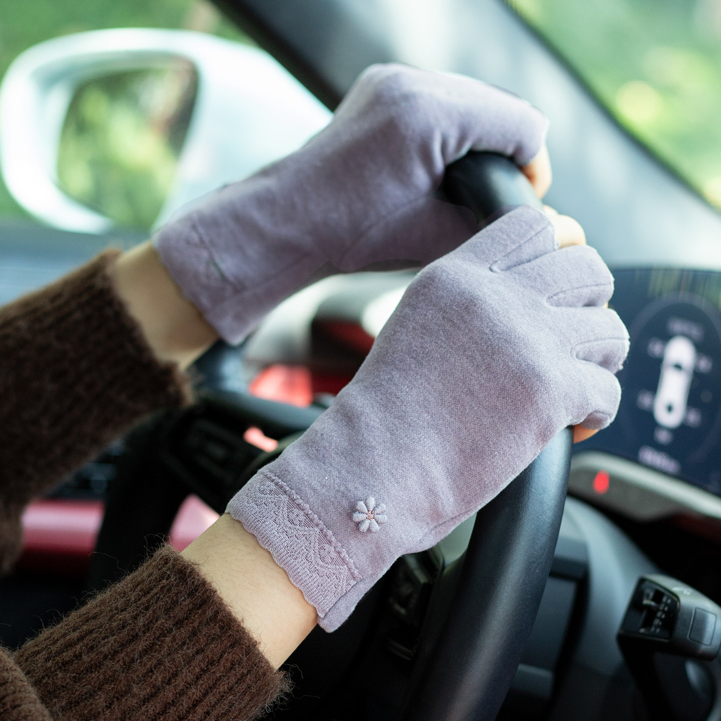 春秋薄款半指手套女开车驾驶骑行防滑露指手套秋冬季打字写字保暖,服饰配件/皮带/帽子/围巾,手套,淘宝优惠券,粉丝福利购,淘宝优惠卷