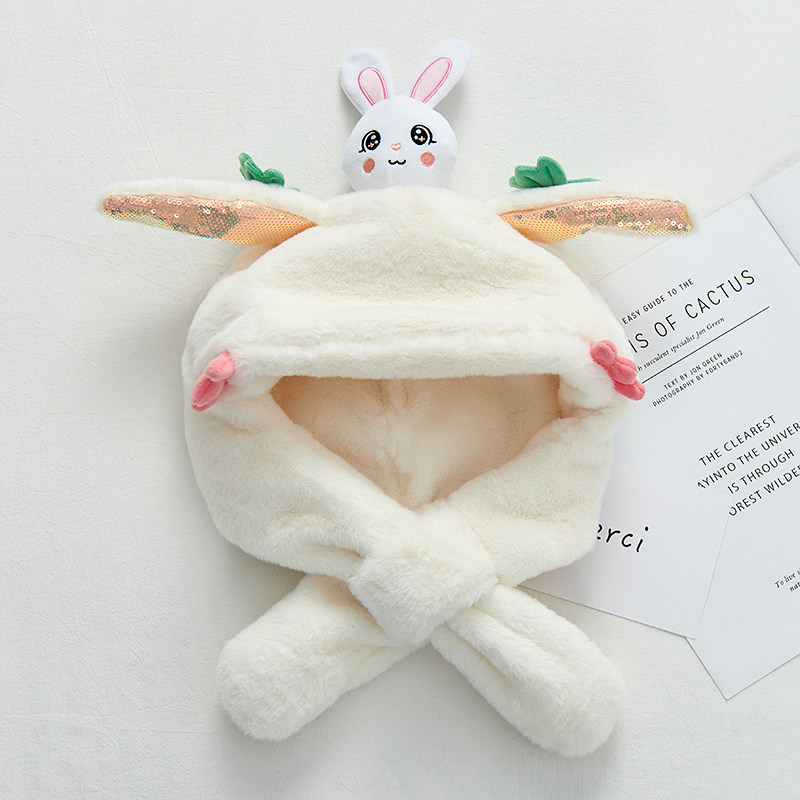 宝宝儿童帽子护耳加绒加厚帽子围巾一体可爱卡通动物交叉围巾冬季,童装/婴儿装/亲子装,帽子,淘宝优惠券,粉丝福利购,淘宝优惠卷