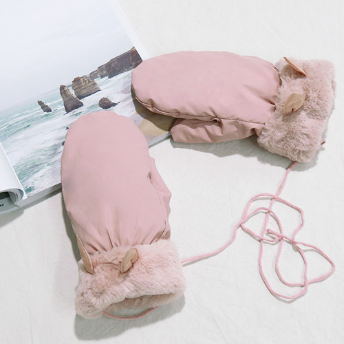 韩版秋冬季防风加绒ins保暖手套