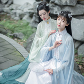 汉服女对襟立领纱衫 襦裙 花间蕊 如梦霓裳夏季 绣花襦裙 四折清仓