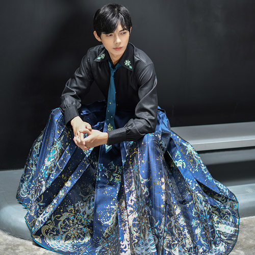 静宇汉服如梦霓裳修身衬衫马面裙