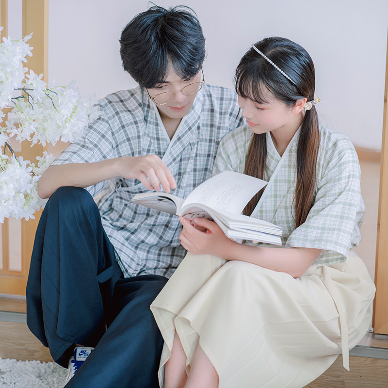 如梦霓裳情侣交领半臂改良宋裤图片