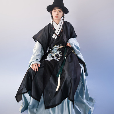 秋季道袍如梦霓裳明制汉服