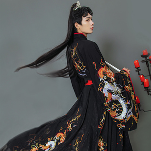 襦十二破裙现货 汉服男晋制交领大袖 如梦霓裳X神都夜行录 烛龙