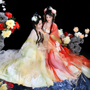 新品 露华浓 套装 衫 2024年秋 如梦霓裳原创汉服女宋制重工刺绣大袖