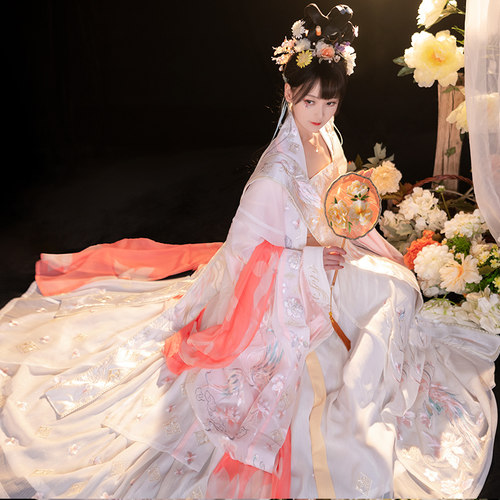 如梦霓裳汉服宋制长褙子对襟襦裙