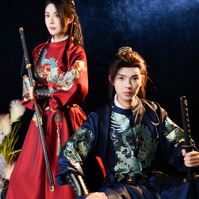 破阵子| 如梦霓裳原创汉服男女唐制圆领袍重工织金中国风新品秋季