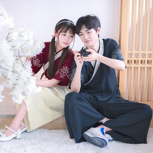 如梦霓裳汉服春夏交领半臂