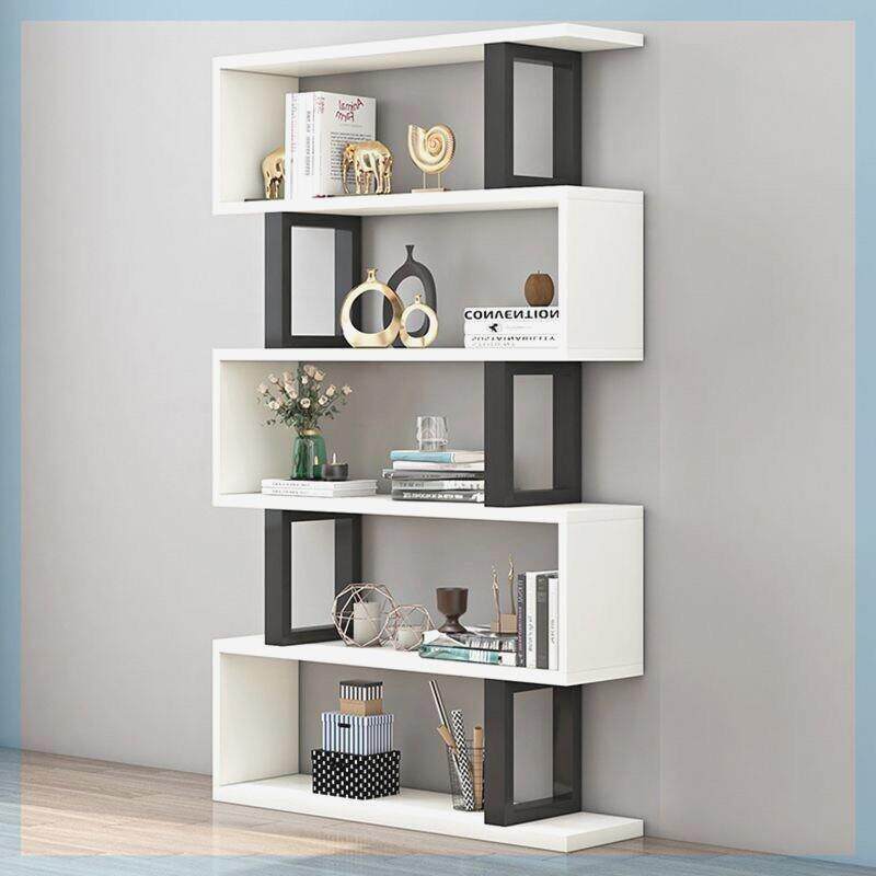 书架创意墙面客厅隔断收纳展示架子展示架现代简约摆件置物架落地