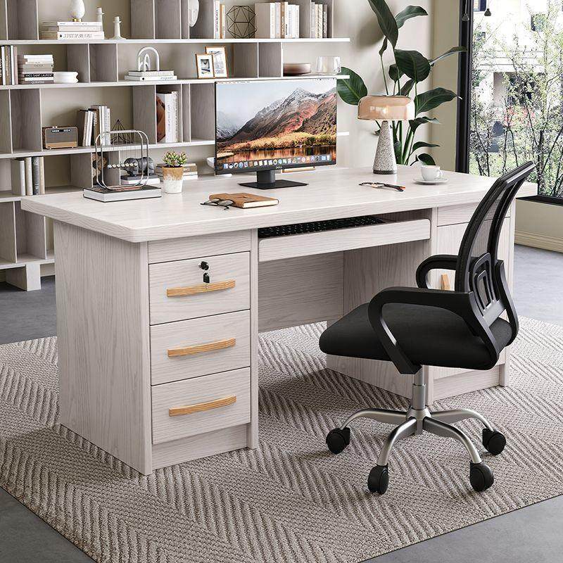 生态板全实木书桌学生电脑桌卧室写字台带抽屉办公桌家用现代简约,商业/办公家具,办公升降台/升降桌,淘宝优惠券,粉丝福利购,淘宝优惠卷