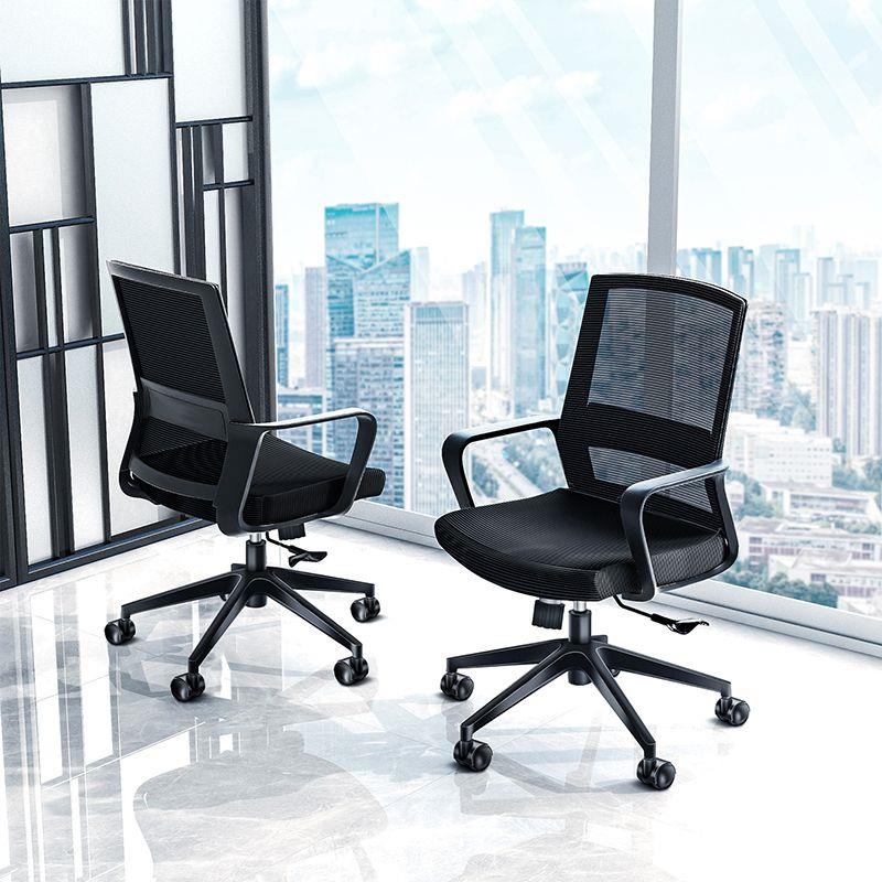 聚将电脑椅家用办公椅舒适久坐靠背转椅学生宿舍职员椅会议室座椅