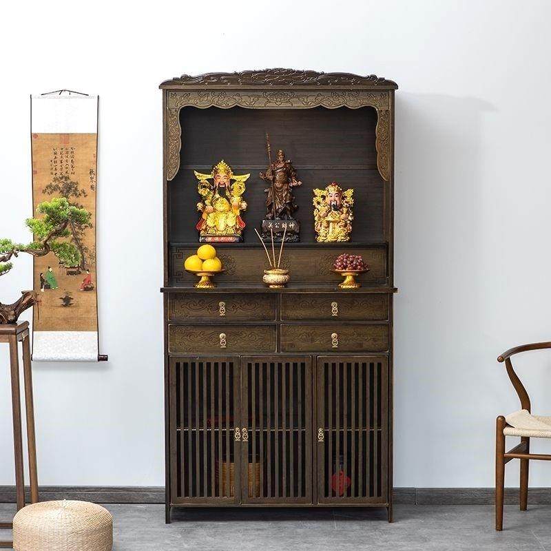 佛台神台立柜供奉架佛台供奉桌财神爷菩萨供奉台实木佛像家用供桌,住宅家具,佛柜/佛龛,淘宝优惠券,粉丝福利购,淘宝优惠卷